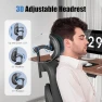 Превью Ergonomic Office Chair with Adjustable Lumbar Support, 3D Arms and Headrest — Smart Chairs, Keratee