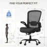 Превью Ergonomic Office Chair with Flip-up Armrests & 135° Recline — Smart Chairs, Mimoglad