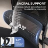 Превью Ergonomic Office Chair with Headrest, Lumbar Support, Flip-Up Armrests, Thick Memory Foam Seat — Smart Chairs, FAMIDOLE