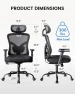 Превью Ergonomic Office Chair with Padded Lumbar Support — Smart Chairs, NOBLEWELL