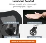 Превью Ergonomic Office Chair with Rollerblade Wheels - High Back Breathable Mesh, 4D Lumbar Support, Memory Foam Seat — Smart Chairs, Duramont