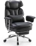 Превью Executive Home Office Desk Chair - Ergonomic Big Tall High Back with Footrest & Lumbar Support, Reclining Height... — Smart Chairs, Sweetcrispy