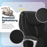 Превью Executive Office Chair with Faux Leather and Mesh, Adjustable Ergonomic Comfy Seat with Lumbar Support — Smart Chairs, Serta