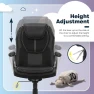 Превью Executive Office Chair with Faux Leather and Mesh, Adjustable Ergonomic Comfy Seat with Lumbar Support — Smart Chairs, Serta