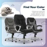 Превью Executive Office Chair with Faux Leather and Mesh, Adjustable Ergonomic Comfy Seat with Lumbar Support — Smart Chairs, Serta