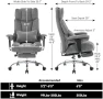 Превью Executive Office Chair with Foot Rest — Smart Chairs, Efomao