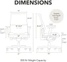 Превью Mid-Back Ergonomic Office Chair — Smart Chairs, HON