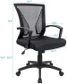Превью Mid Back Swivel Office Chair with Lumbar Support and Armrest — Smart Chairs, Furmax