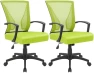 Превью Mid Back Swivel Office Chair with Lumbar Support and Armrest — Smart Chairs, Furmax