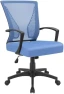 Превью Mid Back Swivel Office Chair with Lumbar Support and Armrest — Smart Chairs, Furmax