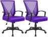 Превью Mid Back Swivel Office Chair with Lumbar Support and Armrest — Smart Chairs, Furmax