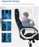Превью Office Chair Computer High Back Adjustable Ergonomic Desk Chair Executive PU Leather Swivel Task Chair with Armrests... — Smart Chairs, FDW Store