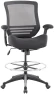 Превью 400lbs Mid Back Mesh Ergonomic Drafting Chair for Standing Desk Office Wide Chair with Built-in Lumbar Support, Big... — Smart Chairs, BOLISS