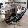 Превью 7-Point Massage Office Chair with Heated Desk, Ergonomic Executive Chair with Footrest, Adjustable Armrest — Massage Chairs, Mvpipi