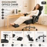 Превью Big and Tall Office Chair with Footrest — Smart Chairs, Simple Deluxe