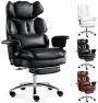 Превью Big and Tall Office Chair with Footrest — Smart Chairs, Simple Deluxe