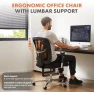 Превью Big and Tall Office Desk Chair with Lumbar Support — Smart Chairs, Sweetcrispy