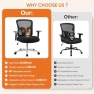 Превью Big and Tall Office Desk Chair with Lumbar Support — Smart Chairs, Sweetcrispy
