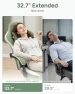 Превью Breathable Fabric Gaming Chair with Gel Pad and Footrest — Smart Chairs, Dowinx