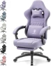 Превью Breathable Fabric Gaming Chair with Gel Pad and Footrest — Smart Chairs, Dowinx