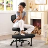 Превью Ergonomic Cross Legged Office Chair with Wheels — Smart Chairs, AtHope
