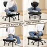 Превью Ergonomic Cross Legged Office Chair with Wheels — Smart Chairs, AtHope
