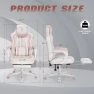 Превью Gaming Chair for Girls with Footrest and Massage — Massage Chairs, Vonesse