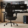 Превью Gaming Chair with Footrest, Ergonomic Leather Mesh Chair, Massage Lumbar Support — Smart Chairs, Dowinx
