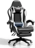 Превью Gaming Chair with Footrest, Ergonomic Reclining, Lumbar Support & Massage, High Back Racing Style, Adjustable Headrest,... — Smart Chairs, Mr IRONSTONE