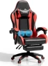 Превью Gaming Chair with Footrest, Ergonomic Reclining, Lumbar Support & Massage, High Back Racing Style, Adjustable Headrest,... — Smart Chairs, Mr IRONSTONE