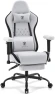 Превью Gaming Chair with Footrest, Massage Lumbar Support — Massage Chairs, Morkprism