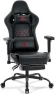 Превью Gaming Chair with Footrest, Massage Lumbar Support — Massage Chairs, Morkprism