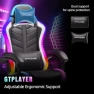 Превью Gaming Chair with RGB LED Lights and Bluetooth Speakers — Smart Chairs, GTPLAYER