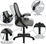 Превью High-Back Swivel Office Chair with Adjustable Lumbar Support and Seat Height, Ergonomic Mesh Desk Chair with Flip-Up... — Smart Chairs, Flash Furniture