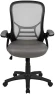 Превью High-Back Swivel Office Chair with Adjustable Lumbar Support and Seat Height, Ergonomic Mesh Desk Chair with Flip-Up... — Smart Chairs, Flash Furniture