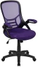 Превью High-Back Swivel Office Chair with Adjustable Lumbar Support and Seat Height, Ergonomic Mesh Desk Chair with Flip-Up... — Smart Chairs, Flash Furniture