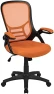 Превью High-Back Swivel Office Chair with Adjustable Lumbar Support and Seat Height, Ergonomic Mesh Desk Chair with Flip-Up... — Smart Chairs, Flash Furniture