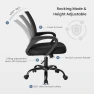 Превью Home Office Chair - Ergonomic Mid Back Mesh Desk Chair with Lumbar Support & Rocking Mode — Smart Chairs, DUMOS
