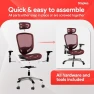 Превью Ergonomic Task Chair with Mesh Back — Smart Chairs, STAPLES