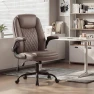 Превью Leather Office Chair with Adjustable Lumbar Support — Smart Chairs, MALOL