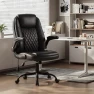 Превью Leather Office Chair with Adjustable Lumbar Support — Smart Chairs, MALOL