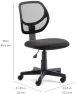 Превью Low Back Office Chair, Breathable Mesh — Smart Chairs, Amazon Basics