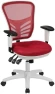 Превью Mid-Back Swivel Desk Chair with Wheels, Mesh Back, Padded Seat, and Armrests — Smart Chairs, Flash Furniture
