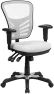 Превью Mid-Back Swivel Desk Chair with Wheels, Mesh Back, Padded Seat, and Armrests — Smart Chairs, Flash Furniture