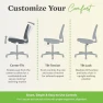 Превью Sadie Big and Tall Ergonomic Office Chair with Mesh Back — Smart Chairs, HON