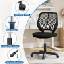 Превью Student Desk Chair, Low-Back Armless Study Chair with Lumbar Support, Adjustable Swivel Office Chair — Smart Chairs, Yaheetech
