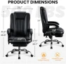 Превью Vibration & Heat Massage Office Chair with Foot Rest — Massage Chairs, KWKSV