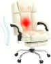 Превью 6-Point Massage Office Chair with Heat, Ergonomic Reclining Desk Chair with Footrest, PU Leather Executive Chairs for... — Massage Chairs, HOMREST