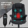 Превью 6 Point Vibrating Massage Office Chair with Heat — Massage Chairs, HOMCOM