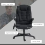 Превью 6 Point Vibrating Massage Office Chair with Heat — Massage Chairs, HOMCOM